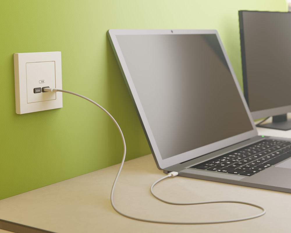 Merten USB-Ladestationen im Schalterdesign