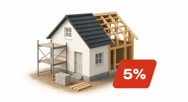 5 % Extra-Rabatt für dein Bauprojekt