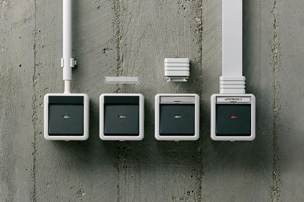 Gira IP44 / IP 66 wassergeschützt Aufputz