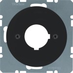 Berker Abdeckungen schwarz