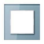 Glasrahmen blaugrau