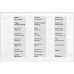 LCD Melde- Bedientableau