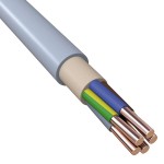 Mantelleitung PVC grau NYM-J 5x10mm² Meterware 