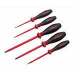 Cimco 117700 5-teiliges VDE Schraubendreherset 1000V Schlitz 