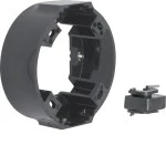 Berker 100101 Aufputz-Gehäuse, 1-fach, Serie 1930, schwarz, glänzend 