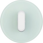 Berker 1001208300 Abdeckplatte m. Kneb. R.Clas. Glas pw 