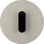 Berker 1001208400 Abdeckplatte m. Kneb. R.Clas. Alu sw 