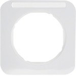 Berker 10112179 Rahmen 1fach mit BF R.1 polarweiß glänz 