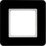 Berker 10116076 Rahmen 1fach Q.7 Glas schw 