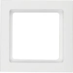 Berker 10116099 Abdeckrahmen 1-fach Q.3 polarweiß, samt 