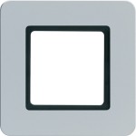 Berker 10116104 Rahmen 1fach Q.7 f. Bel., alu samt 