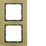 Berker 10123016 Rahmen 2fach B.3 Alu gold/anthrazit 