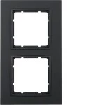 Berker 10126626 Rahmen 2-fach Serie B.7 anthrazit, matt 