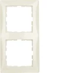 Berker 10128982 Rahmen 2fach S.1 weiß glänzend 