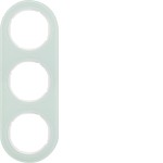 Berker 10132009 Rahmen 3fach R.Classic Glas pw 