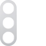 Berker 10132074 Rahmen 3fach R.Classic Alu pw 