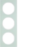 Berker 10132209 Rahmen 3fach R3 Glas pw 
