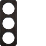 Berker 10132359 Rahmen 3fach R.1 Eiche gebeizt pw 