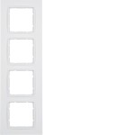 Berker 10146919 Rahmen 4fach B.7 polarweiß matt 