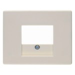 Berker 10350102 Zentralstück mit TAE-Ausschnitt Arsys cremeweiß glänzend 
