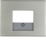 Berker 10357004 Zentralstück mit TAE Std K5 E-Stahl 