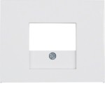 Berker 10357009 Zentralstück mit TAE K.1 polarweiß glän 