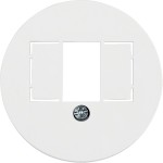 Berker 1040 Zentralstück Glass.TAE-Anschluss pw 