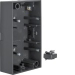 Berker 10421606 Aufputz-Gehäuse 2fach B.3 anthrazit matt 