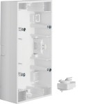 Berker 10527009 Aufputz-Gehäuse 2fach K1 polarweiß glä 