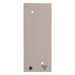 Berker 1055 Selbstverlöschende Bodenplatte Aufputz cremeweiß 