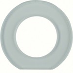 Berker 109200 Glasendrahmen 1-fach Serie Glas klar 