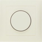 Berker 11308982 Abdeckplatte m Knopf f D-Dimm S.1 wß 