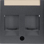 Berker 11811606 Zentralstück m Staubs u BF B.3/B.7 anth 