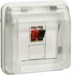 Berker 11963522 Lautsprecherdosen-Einsatz 1F W.1 pw 