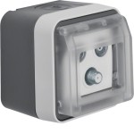 Berker 12033535 Antennen-Steckd 3Locb Einzeldo AP W.1 gr 