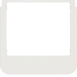 Berker 13192189 Designrahmen rund polarweiß glänzend 