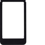 Berker 13202145 Designrahmen rund große Ausf. sw glän 