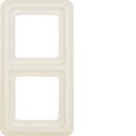 Berker 1329 Rahmen 2fach mit Dichtung UP IP44 weiß 