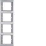 Berker 13437004 Rahmen 4fach senk K5 Es rostf 