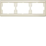 Berker 13730002 Rahmen 3-fach waagerecht Arsys cremeweiß glänzend 