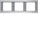 Berker 13737003 Rahmen 3fach waag K.5 Alu 