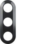 Berker 138131 Rahmen 3fach S1930 schwarz glä 