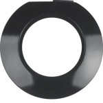 Berker 138141 Abdeckrahmen, Aufputz, 1-fach, Serie 1930, IP20, schwarz glänzend 