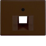 Berker 14070001 Zentralstück für UAE Steckdose Arsys braun glänzend 