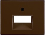 Berker 14090001 Zentralstück für UAE Steckdose 2-fach Arsys braun glänzend 