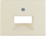 Berker 14090002 Zentralstück für UAE Steckdose 2-fach Arsys cremeweiß glänzend 