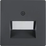 Berker 14096086 Zentralstück für UAE Steckdose 2-fach Serie Q.x anthrazit, samt 