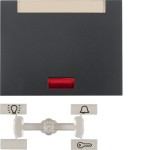 Berker 14157106 Wippe m 5 beil. Linsen u BF K.1 anth mat 