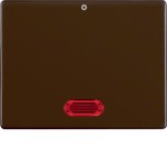 Berker 14170001 Wippe mit roter Linse und Aufdruck '0' Arsys braun glänzend 