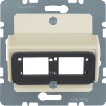 Berker 146102 Z-Platte für Ibm ACS ZD weiß 